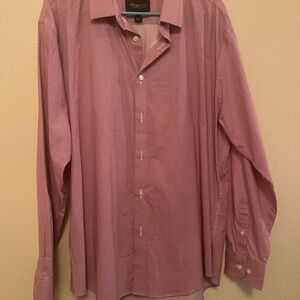 Kenneth Cole Men's Light Pink Dress Shirt